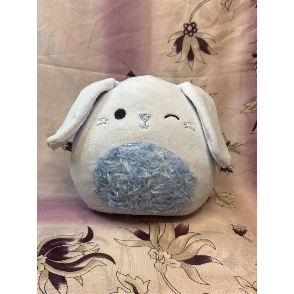 Squishmallows - Bastian the Bunny Rabbit Plush, Stuffed Animal Toy, Soft Blue 6